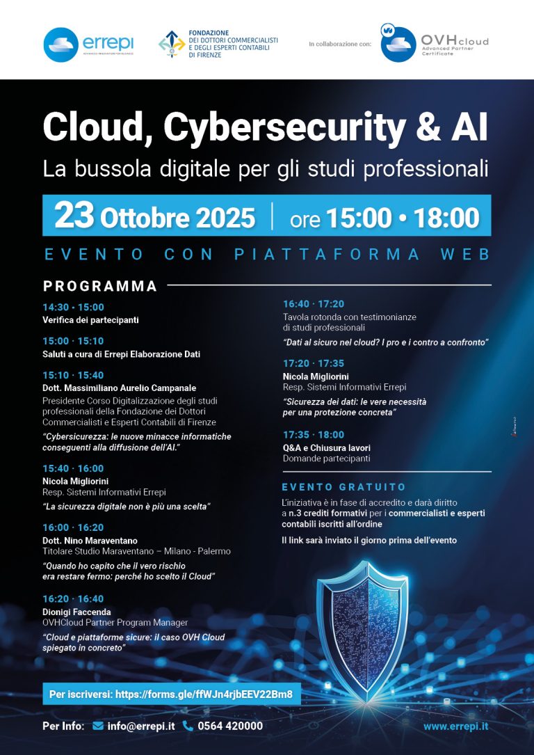 Cloud, Cybersecurity & AI: la bussola digitale per il tuo studio professionale